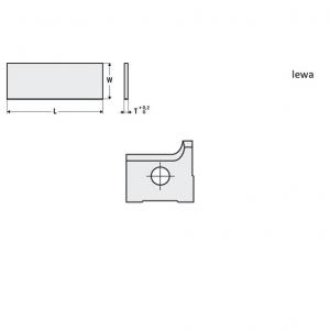 Nóż 15 x 14,5 x 2 K-KCR08