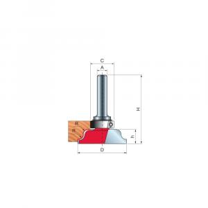 Frez rowkowy do żłobień z łożyskiem górnym x 39,50 x 11,50 x 58,0 x 12 Z2 FREUD 23-10012P