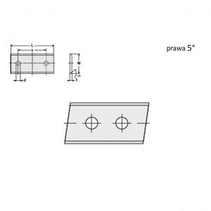 Nóż 30 x 12 x 1,5 K-KCR08