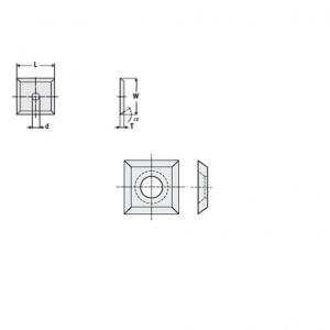 Nóż 10,5 x 10,5 x 1,5 K-KCR08