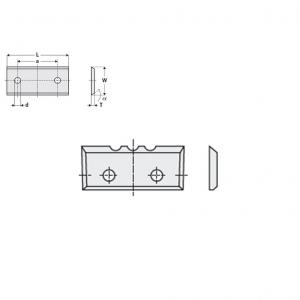 Nóż 23 x 7 x 1,5 K-KCR08