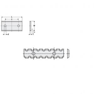 Nóż 50 x 12 x 1,5 K-KCR08