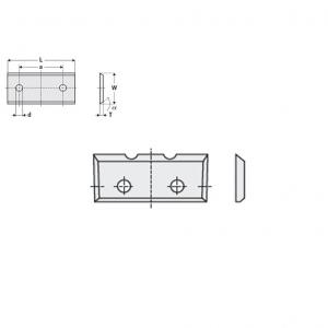 Nóż 23 x 7 x 1,5 K-KCR08