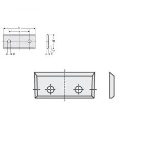 Nóż 23 x 7 x 1,5 K-KCR08