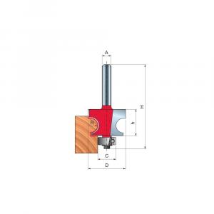Frez tradycyjny profilowy x 25,40 x 17,50 x 66,4 x 12 Z2 FREUD 80-12412P