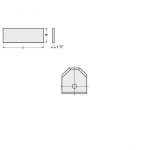 Nóż 16 x 17,5 x 2 K-KCR08