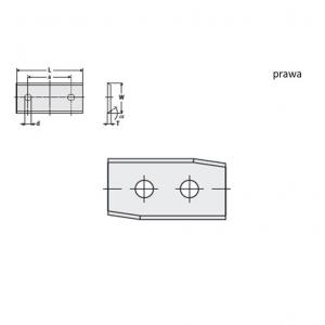 Nóż 50 x 12 x 1,5 K-KCR08