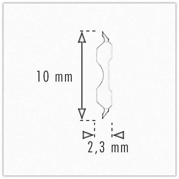 Nóż HSS Tersa 50 x 10 x 2.3 HSS (stal szybkotnąca)