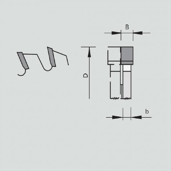 Piła STEHLE GROOVING rowkująca 125 x 4,5 x 30 mm Z=12