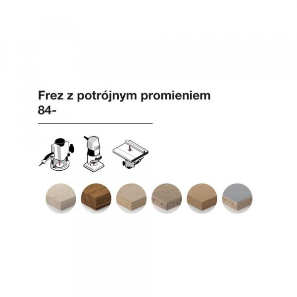 Frez z potrójnym promieniem x x 27,40 x 70,9 x 6 R=1,16 Z2 FREUD 84-10606P