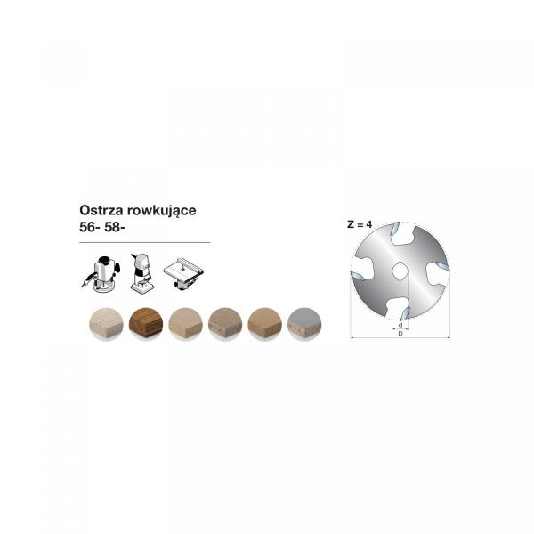 Frezy szczelinowe x 50,80 x 2,50 x 2,5 x 8 Z4 FREUD 58-11308P