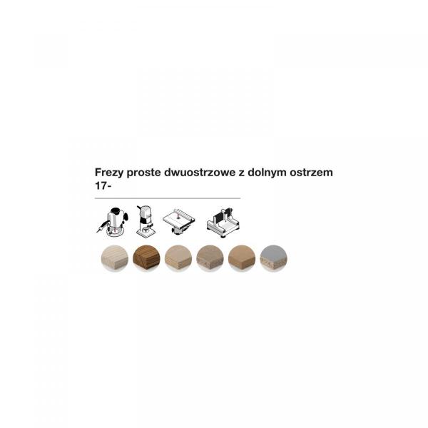 Frez dwuostrzowy do obróbki prostej x 20 x 18 x 70,0 x 8 Z2+1 FREUD 17-10408P
