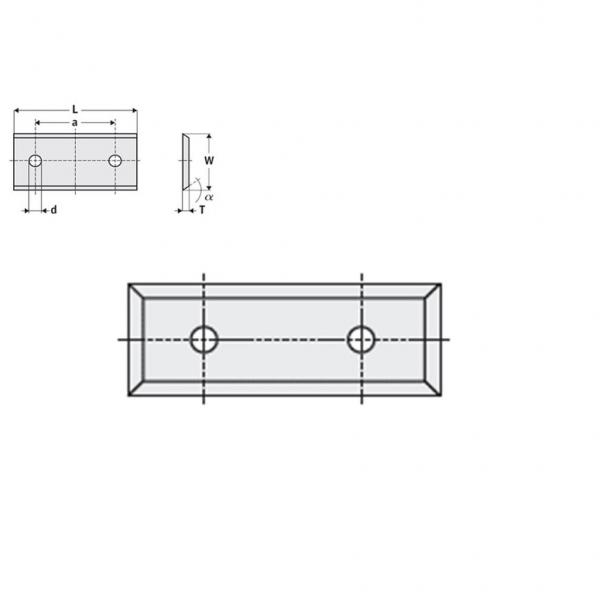 Nóż 29,5 x 9 x 1,5 K-KCR08