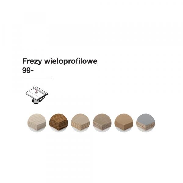 Frez wieloprofilowy x 23,80 x 35 x 83,5 x 12 R1=4,50 R2=4,50 Z2 FREUD 99-01312P