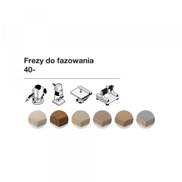Frez do fazowania x 44 x 18,50 x 67,0 x 12 Z2 α=45° FREUD 40-11412P