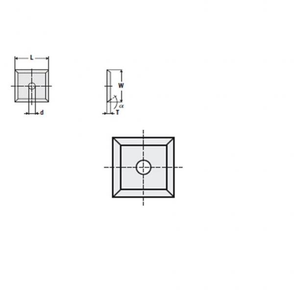 Nóż 9 x 9 x 1,5 K-KCR08