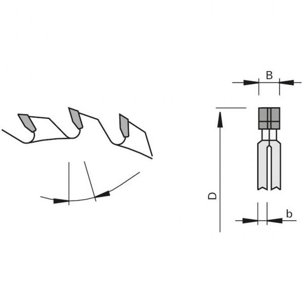 Piła STEHLE RS2 125 x 2,8 / 3,6 x 20 Z 2x12