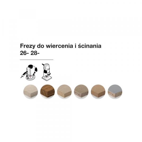 Frez do wiercenia i ścinania x 12,70 x 31,75 x 96,2 x 12 Z2 FREUD 28-10412P