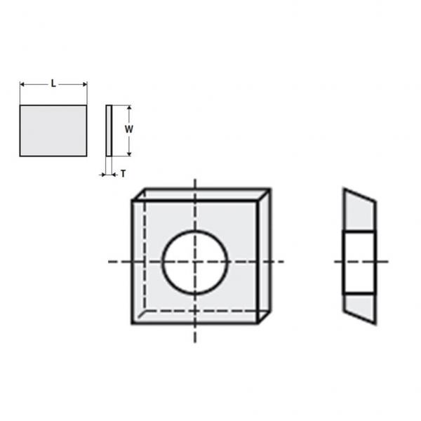 Nóż 12 x 12 x 1,5 K-KCR08