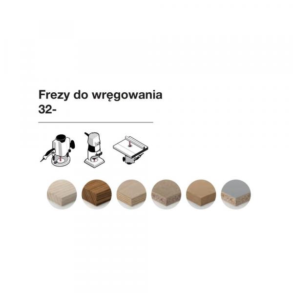 Frez do wręgowania x 34,90 x 12,70 x 60,7 x 12 Z2 FREUD 32-52012P