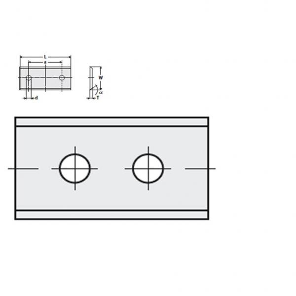 Nóż 50 x 12 x 1,5 K-KCR02+