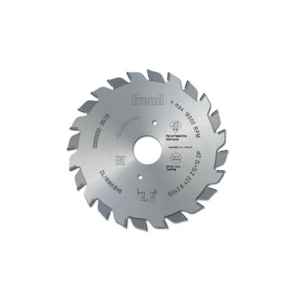 Piła podcinająca polikrystaliczny diamentowy podcinacz regulowany H6 - 120 x 2,8 - 3,6 / 2,2 x 22 mm Z24 FREUD DLI16M