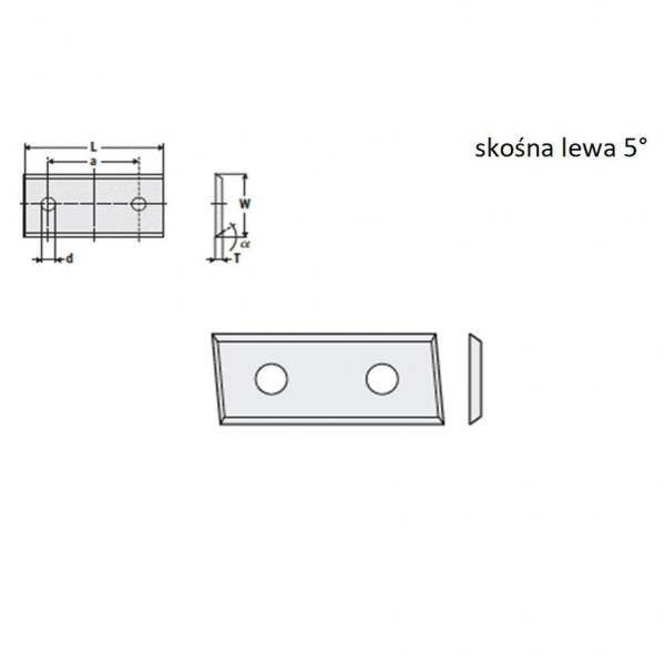 Nóż 48,3 x 12 x 1,5 K-KCR08