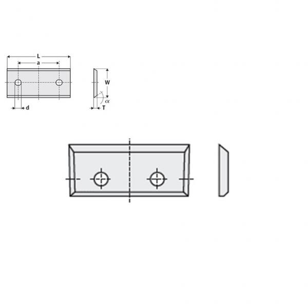Nóż 23 x 7 x 1,5 K-KCR08