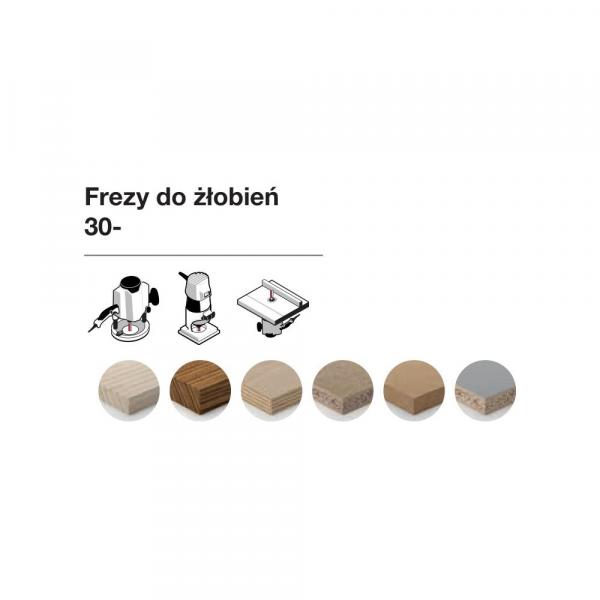 Frez do żłobień x 22,20 x 13,20 x 54,7 x 8 Z2 FREUD 30-10208P