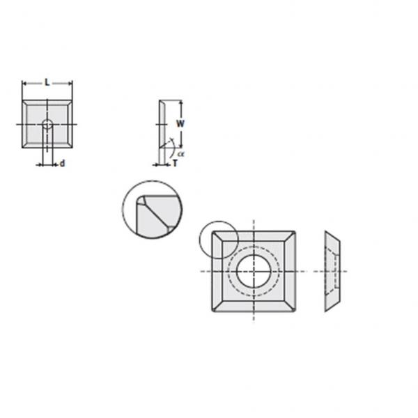 Nóż 14 x 14 x 2 K-MG18