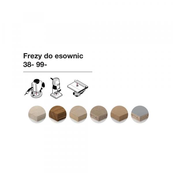 Frez do esownic x 38,10 x 16,20 x 57,4 x 8 Z2 FREUD 38-20408P