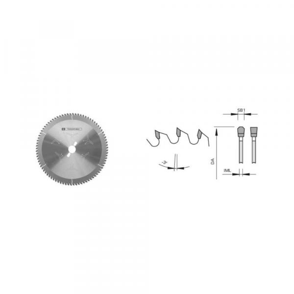 Piła STEHLE KKS - plastic - do tworzyw sztucznych 216 x 2,8 / 2,2 x 30 Z 60